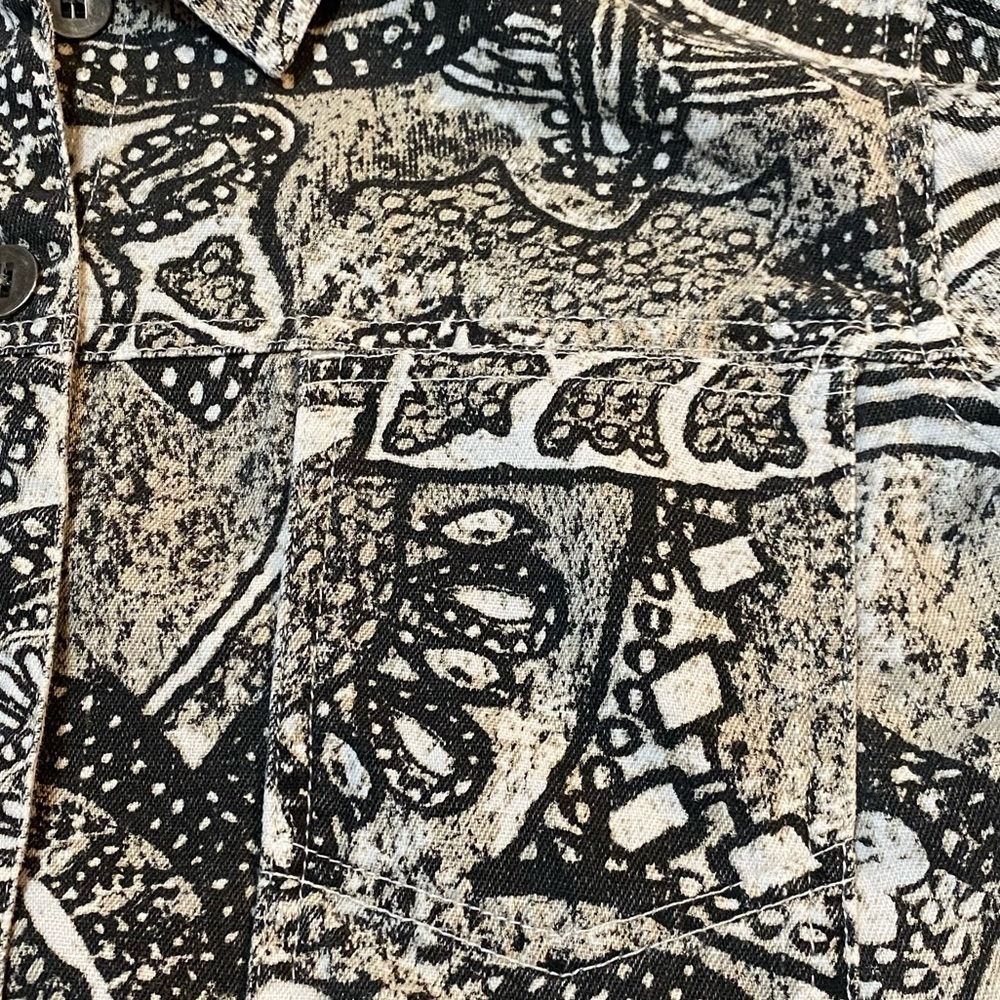 Chicos Lightweight Button Jacket Linen Cotton Wom… - image 3